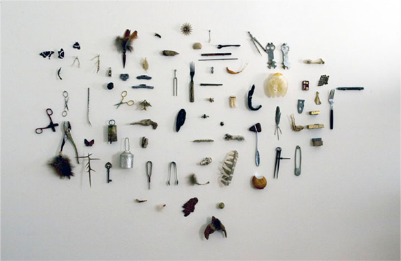 Collection of tools and instruments