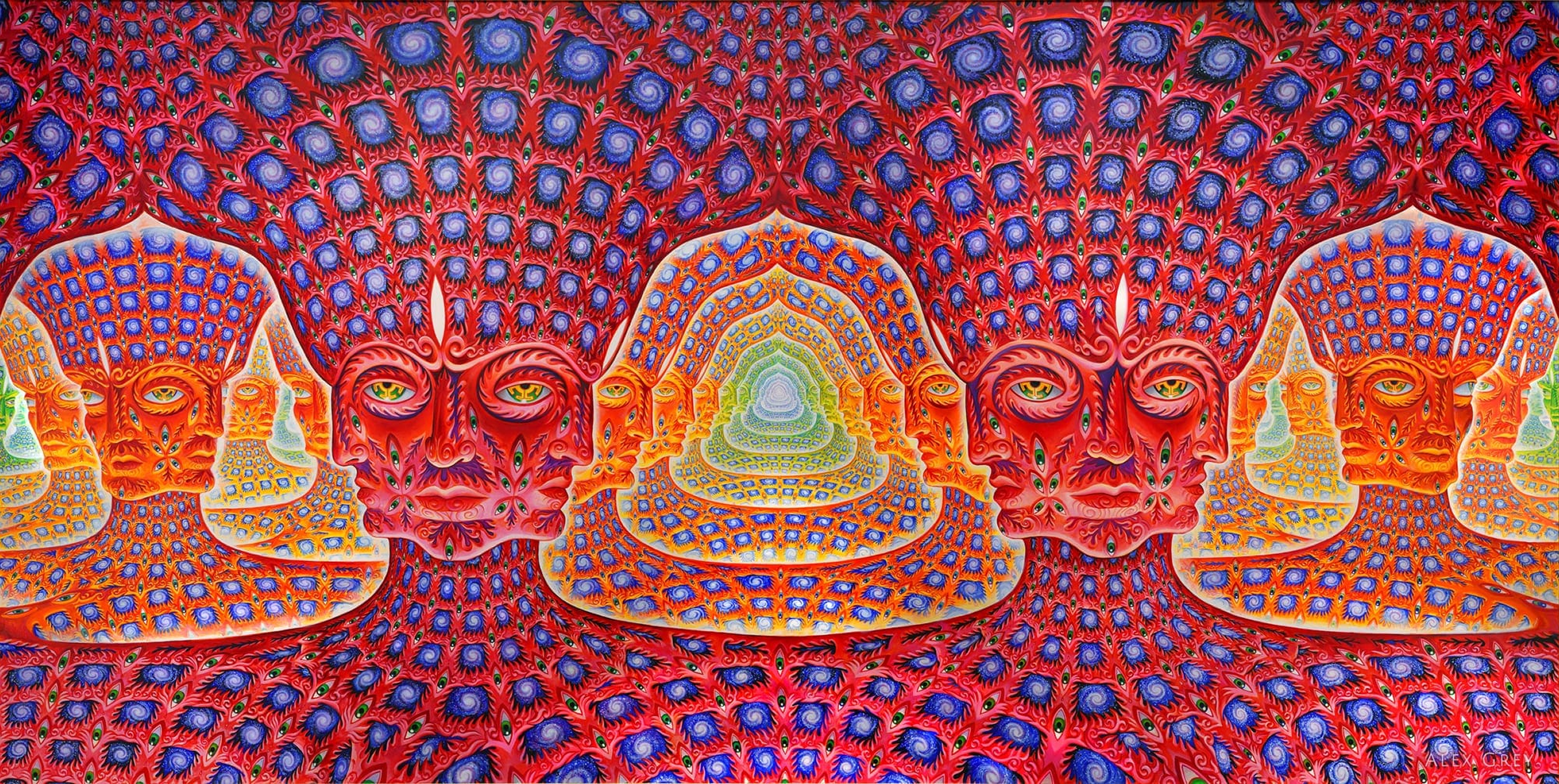 Alex Grey painting — Metaphors chapter hero