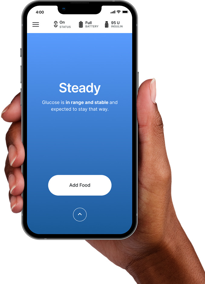 Tandem Tango final concept: 'Steady' home screen